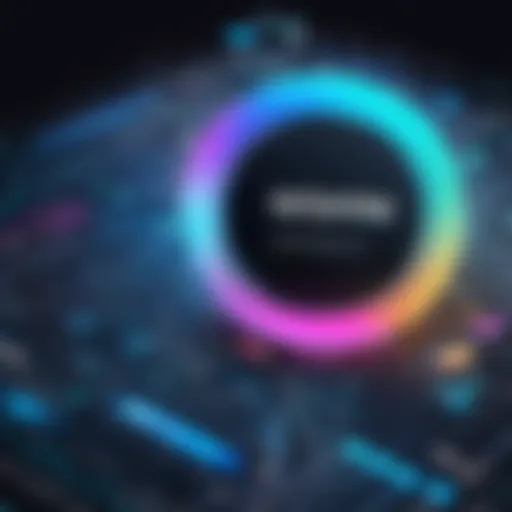Abstract design representing software discounts