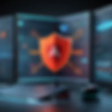 Illustration depicting challenges in antivirus integration