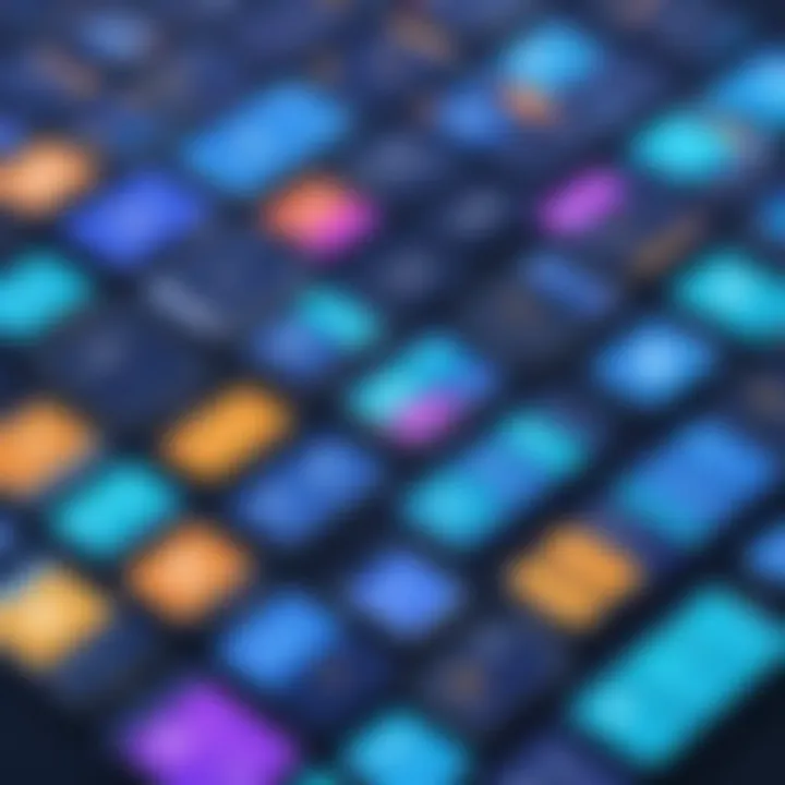 Infographic showing competitive landscape of no-code platforms