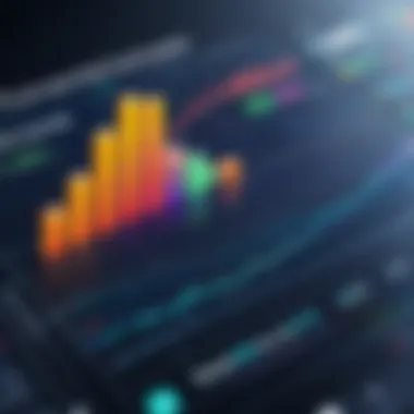 Graph illustrating user growth and investment value