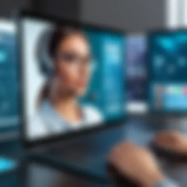 Diverse applications of video calls with screen sharing in various industries