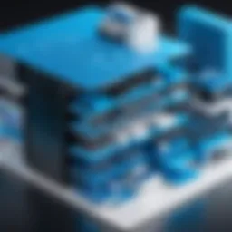 Diagram illustrating Azure Fabric architecture components