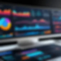 A dynamic dashboard showcasing digital marketing analytics