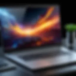 Remote desktop gaming interface on a laptop