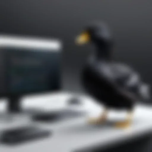 Illustration of Black Duck software composition analysis tool