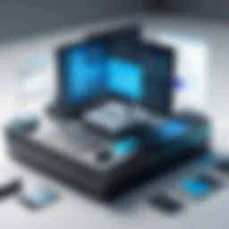 A visualization of advanced collaboration tools in action