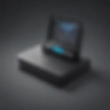 Compact desk scanner optimizing workspace efficiency