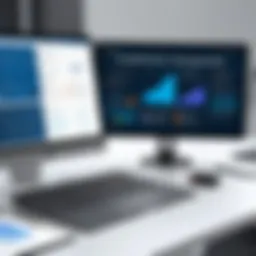 Visual representation of competition management software functionalities