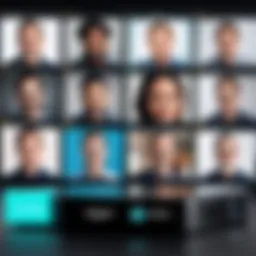User interface of Amazon Video Call app showcasing its sleek design