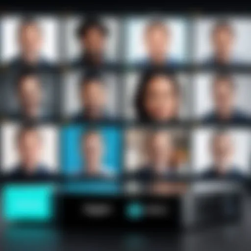 User interface of Amazon Video Call app showcasing its sleek design