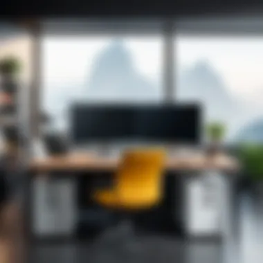Creative Workspace for Banner Ad Design A creative workspace with tools for banner ad design.
