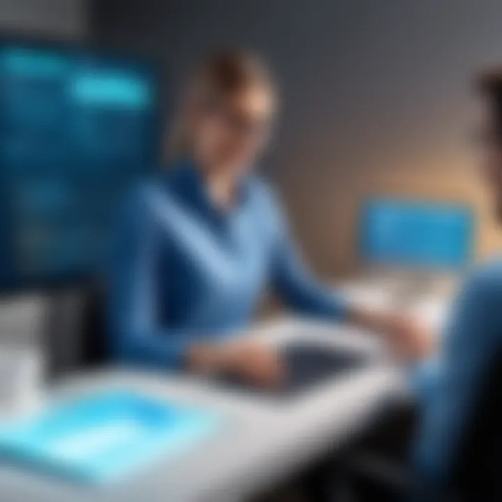 Visual representation of enhanced employee experience