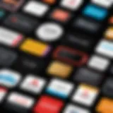 Showcase of various label designs created using label maker software