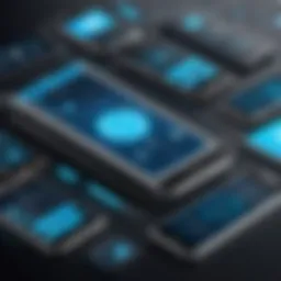 A visualization of mobile device management systems