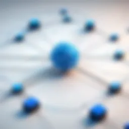 Visual representation of network topology
