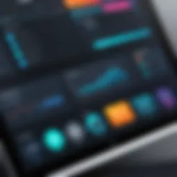 User interface of a leading presentation editing app showcasing sleek design