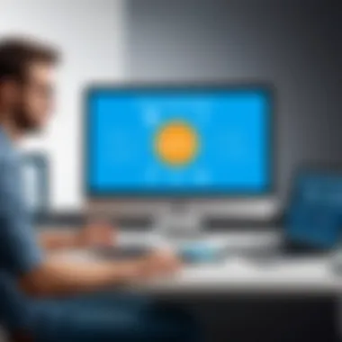 Consumer Comparing Software Options