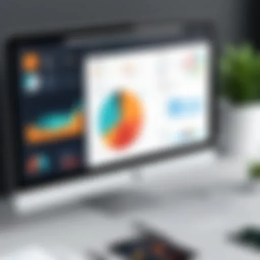 A modern CRM dashboard displaying customer interactions and analytics.