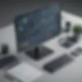 Modern Financial Analysis Concept