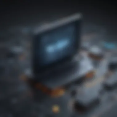 Digital Integration Conceptual Art Digital integration concept artwork