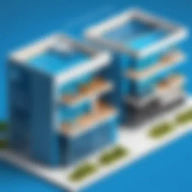 Architectural Overview of Drupal on Azure Architectural diagram showcasing Drupal architecture on Azure
