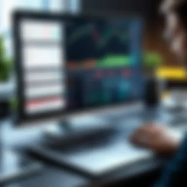 Advanced Trading Analytics on E Trade Pro Graphical representation of trading analytics within E Trade Pro