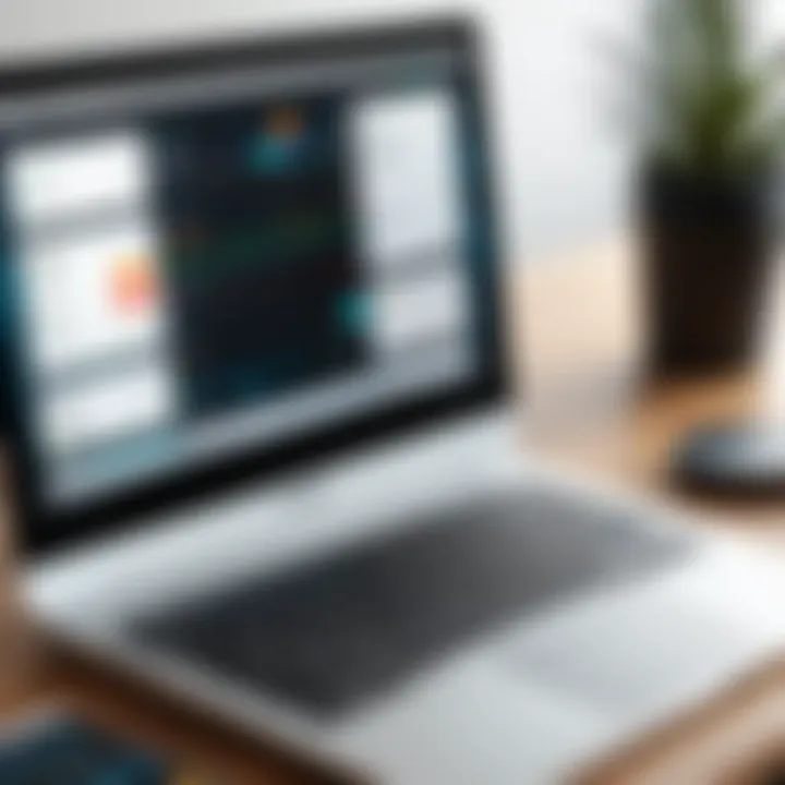 User interface of E Trade Pro highlighting customizable layouts