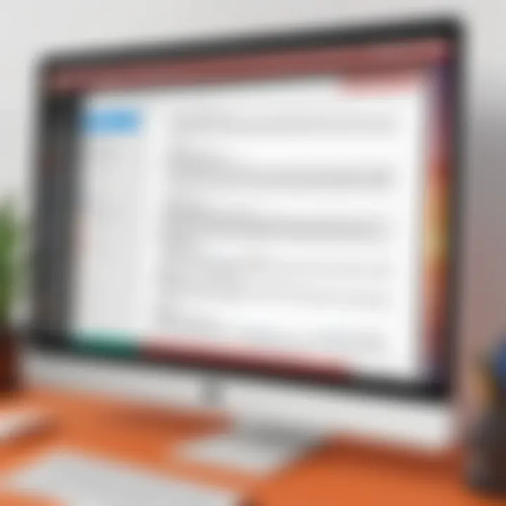 A user modifying a PDF document on a computer screen