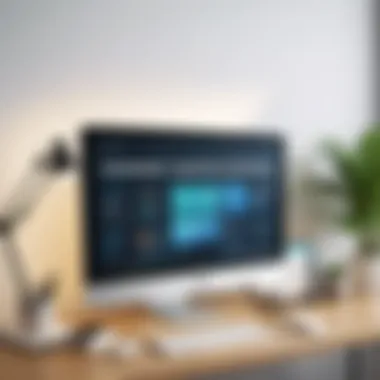 Organized Digital Workspace A well-organized digital workspace illustrating effective backup solutions