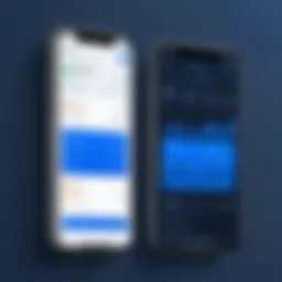 User interface of the Coinbase app showcasing transaction options