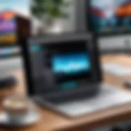 Visual representation of video editing features