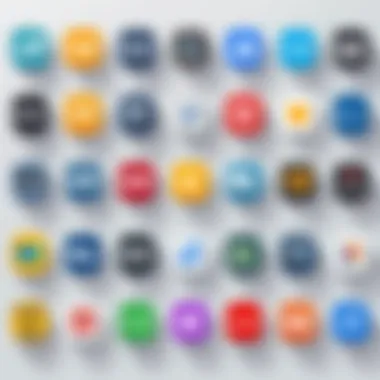 Logos of Various Free Website Builders A diverse selection of free website builder logos