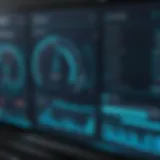 A digital dashboard showcasing automated contract renewal metrics