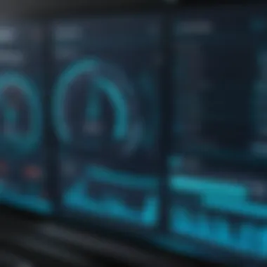 A digital dashboard showcasing automated contract renewal metrics