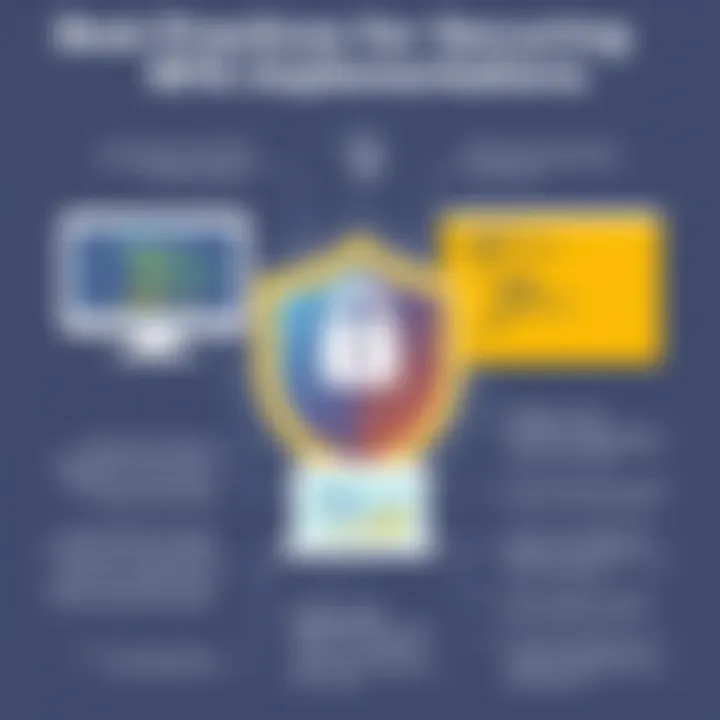 Infographic detailing best practices for RPA security