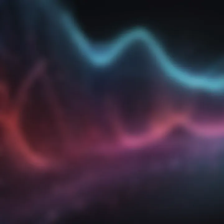 Abstract Sound Waves Visualization