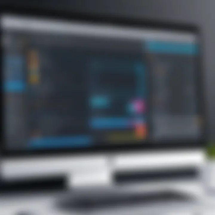 Editing interface of popular screen capture software
