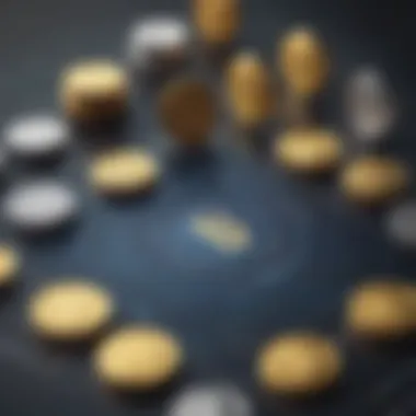 Digital Currency Investment Decisions Conceptual illustration of informed investment decisions in the digital currency space