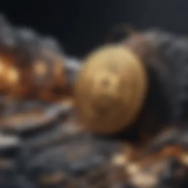 Growth Trajectory Innovation Innovative depiction of growth trajectory in mining coins