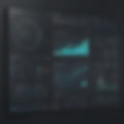 Illustration of sophisticated monitoring dashboard