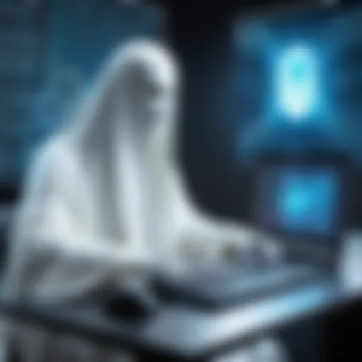 Illustration of ghost programs affecting computer performance