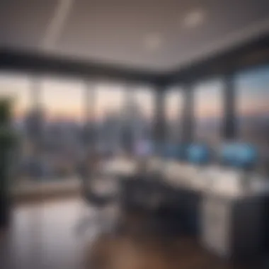 Luxurious City Views Office Space Luxurious office space with panoramic city views