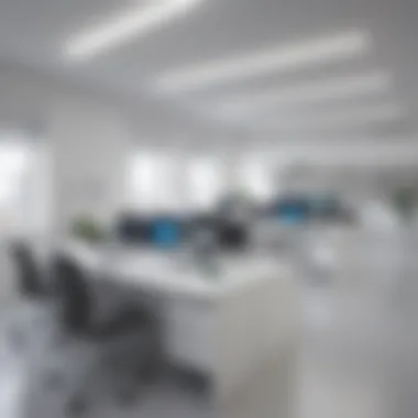 Sleek Design Office Space Modern office space with sleek design