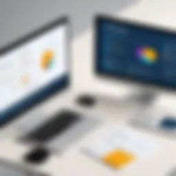 A detailed diagram showcasing various online learning management systems.