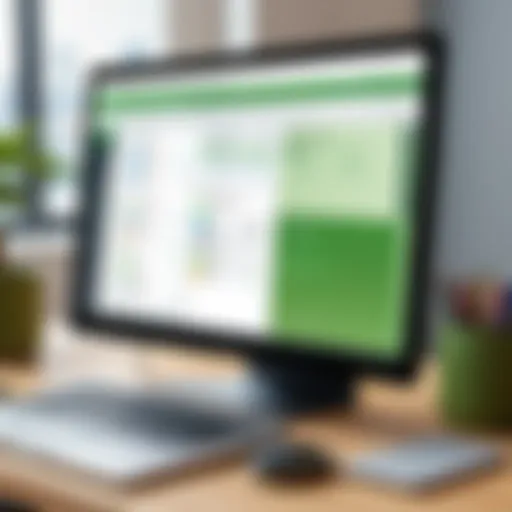 QuickBooks Desktop interface showcasing features