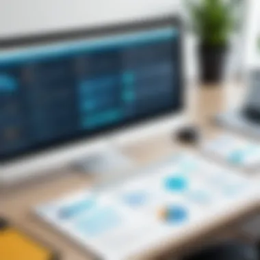 Infographic highlighting key features of management solutions