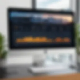 Dashboard of property management software displaying tenant details and analytics