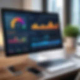 Dashboard of real estate asset management software
