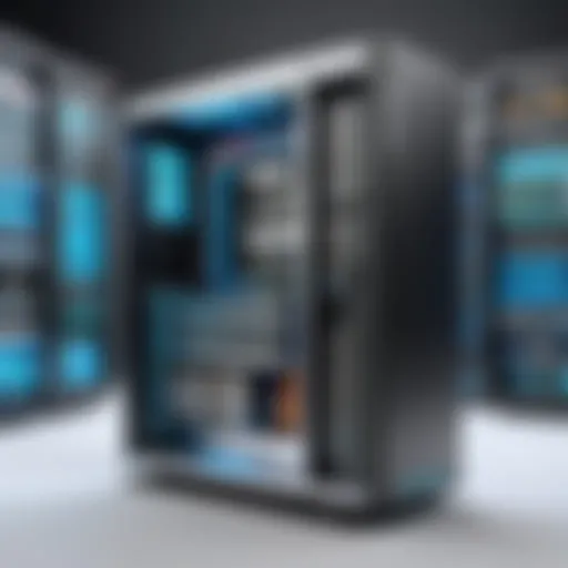 Mainframe computer architecture diagram
