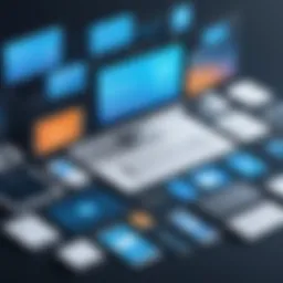 An illustration of various software migration tools and their functionalities